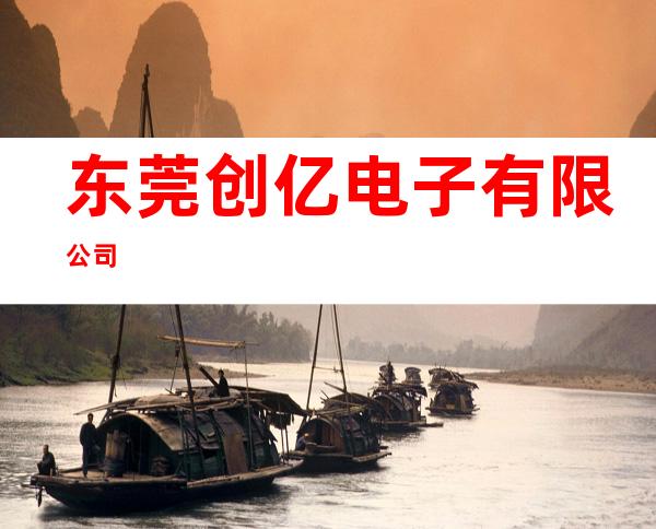 东莞创亿电子有限公司