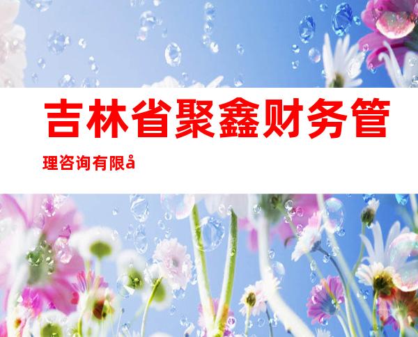 吉林省聚鑫财务管理咨询有限公司