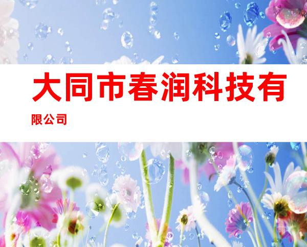 大同市春润科技有限公司