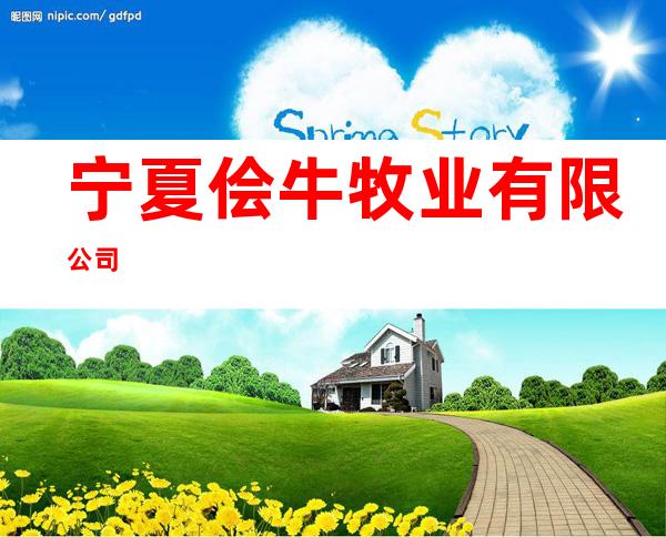 宁夏侩牛牧业有限公司