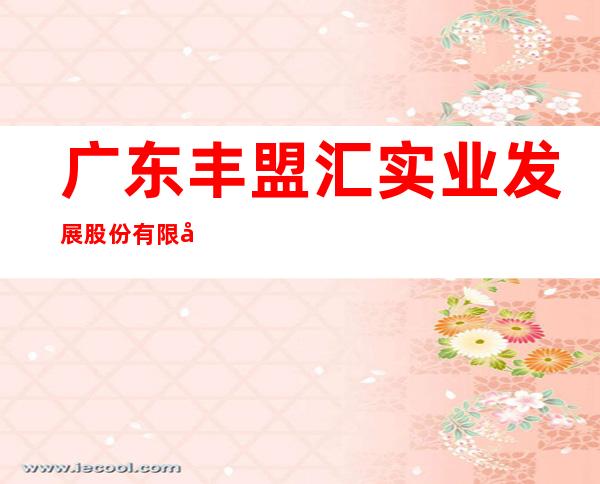 广东丰盟汇实业发展股份有限公司