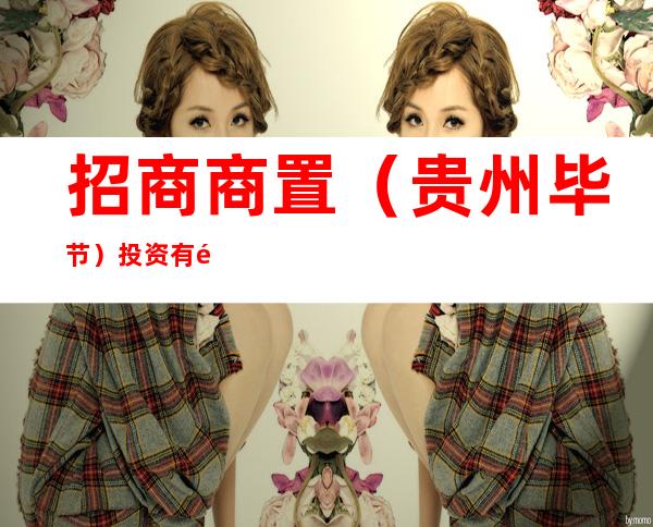 招商商置(贵州毕节)投资有限公司
