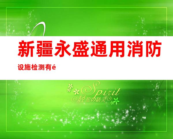 新疆永盛通用消防设施检测有限公司