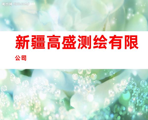 新疆高盛测绘有限公司