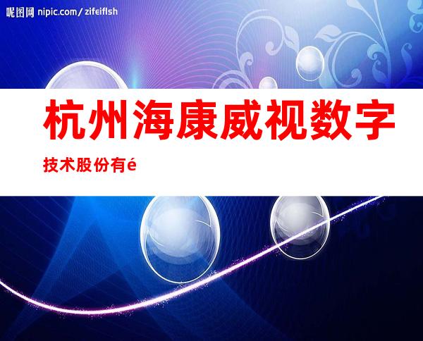 杭州海康威视数字技术股份有限公司银川分公司
