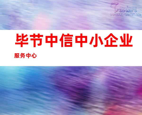 毕节中信中小企业服务中心