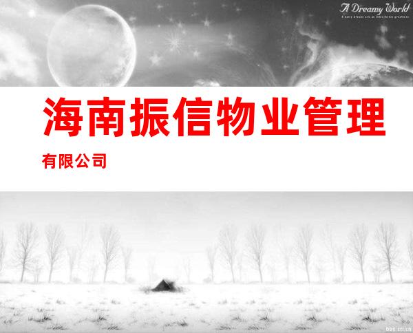 海南振信物业管理有限公司