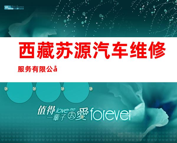 西藏苏源汽车维修服务有限公司