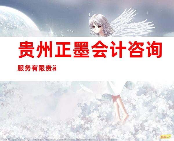 贵州正墨会计咨询服务有限责任公司