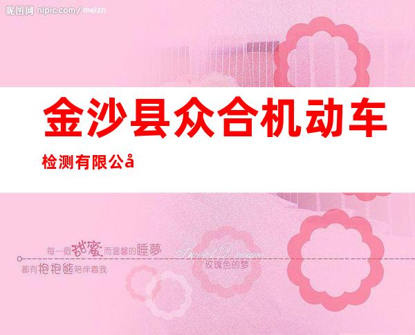 金沙县众合机动车检测有限公司