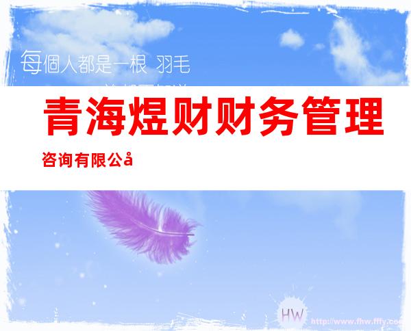 青海煜财财务管理咨询有限公司